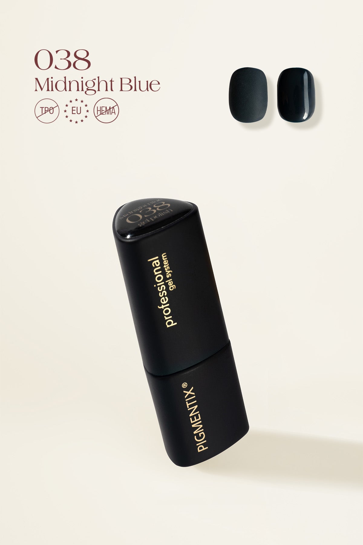 Pigmentix gelinis lakas Midnight Blue 038