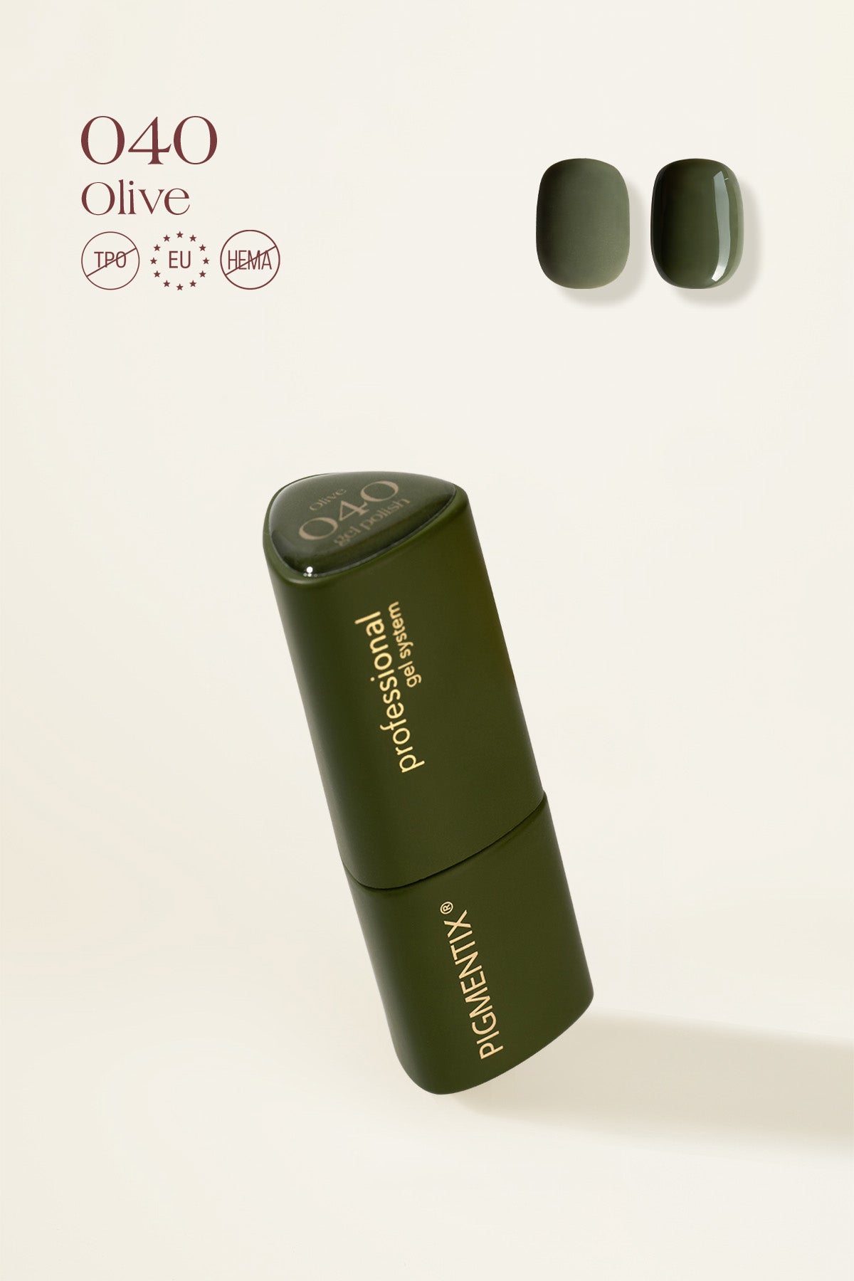 Pigmentix gelinis lakas Olive 040