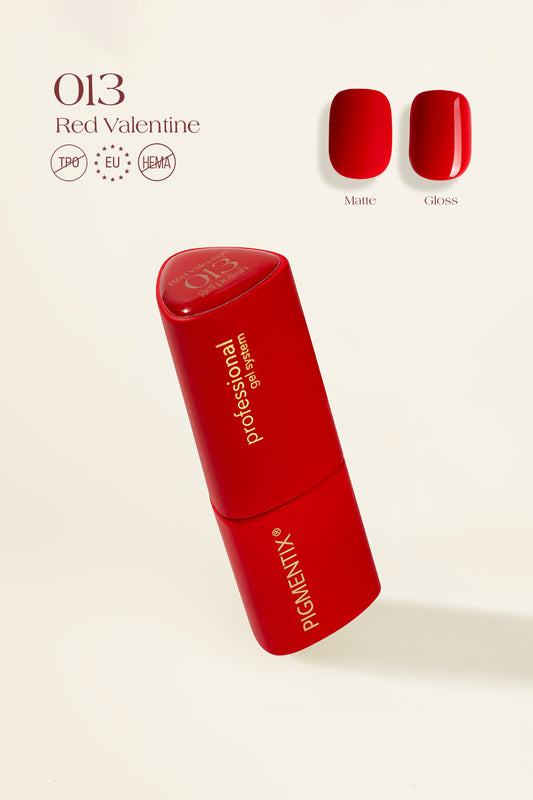 Pigmentix gelinis lakas Red Valentine 013