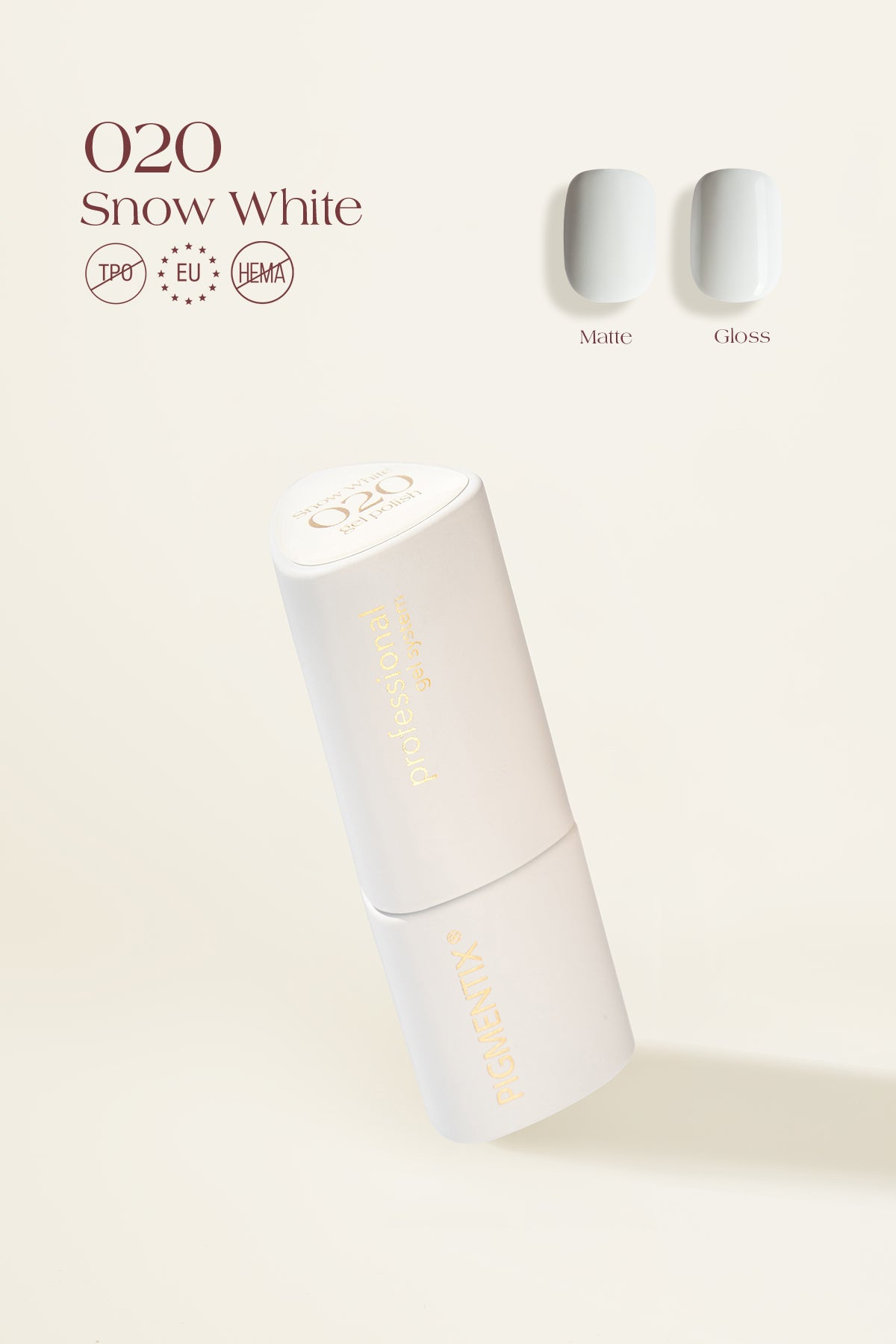 Pigmentix gelinis lakas Snow White 020