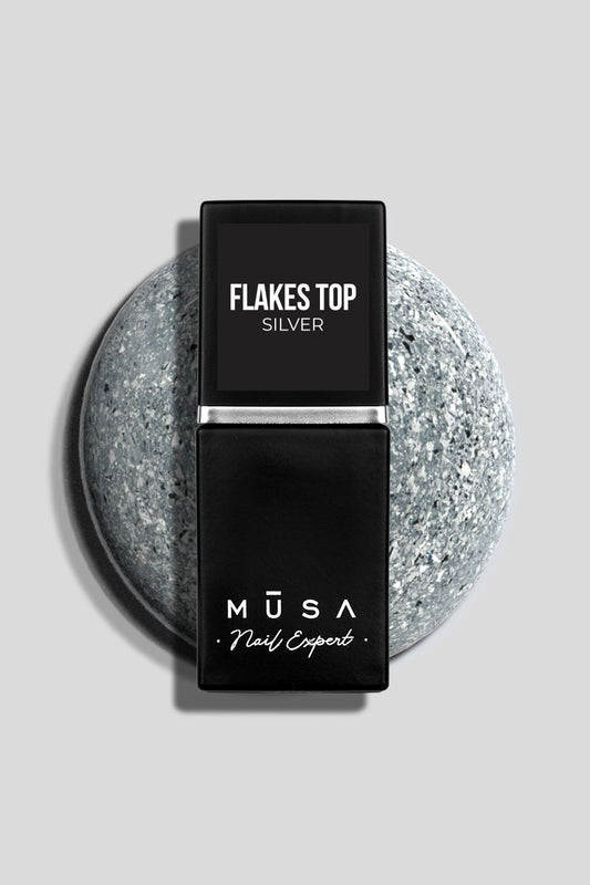 FLAKES TOP silver